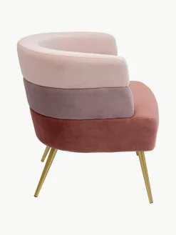 Fluwelen fauteuil Sandwich in retro design^Kare Design Online