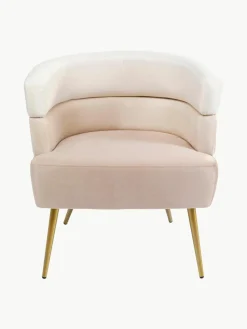 Fluwelen fauteuil Sandwich in retro-design^Kare Design Outlet