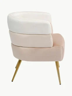 Fluwelen fauteuil Sandwich in retro-design^Kare Design Outlet