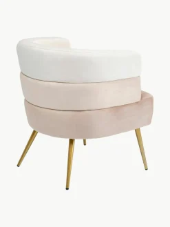 Fluwelen fauteuil Sandwich in retro-design^Kare Design Outlet