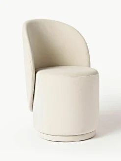 Fluwelen gestoffeerde stoel Zeyno^Westwing Collection Online