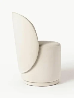 Fluwelen gestoffeerde stoel Zeyno^Westwing Collection Online