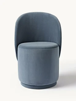 Fluwelen gestoffeerde stoel Zeyno^Westwing Collection Online