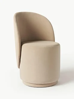 Fluwelen gestoffeerde stoel Zeyno^Westwing Collection Clearance