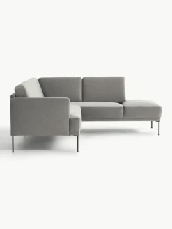 Fluwelen hoekbank Fluente^Westwing Collection Clearance