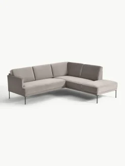 Fluwelen hoekbank Fluente^Westwing Collection Best