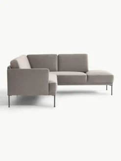 Fluwelen hoekbank Fluente^Westwing Collection Best