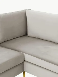 Fluwelen hoekbank Luna^Westwing Collection Outlet