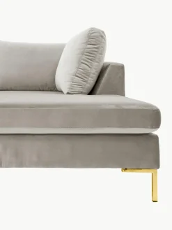 Fluwelen hoekbank Luna^Westwing Collection Outlet