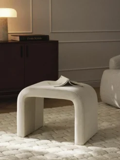 Fluwelen kruk Penelope^Westwing Collection Outlet