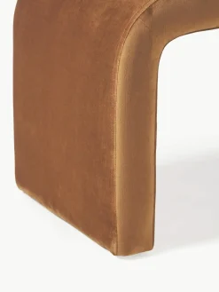 Fluwelen kruk Penelope^Westwing Collection New