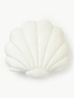 Fluwelen kussen Shell in schelp vorm^Westwing Collection Best