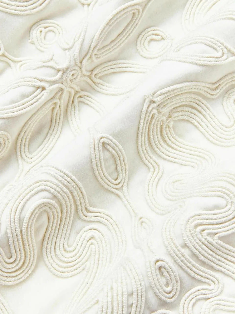 Fluwelen kussenhoes Celeste met winters motief^Westwing Collection Sale