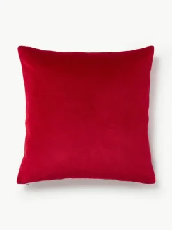 Fluwelen kussenhoes Celeste met winters motief^Westwing Collection Outlet