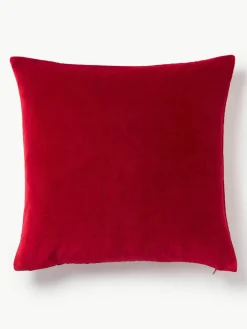 Fluwelen kussenhoes Darva met getuft snoepstokken-patroon^Westwing Collection Outlet