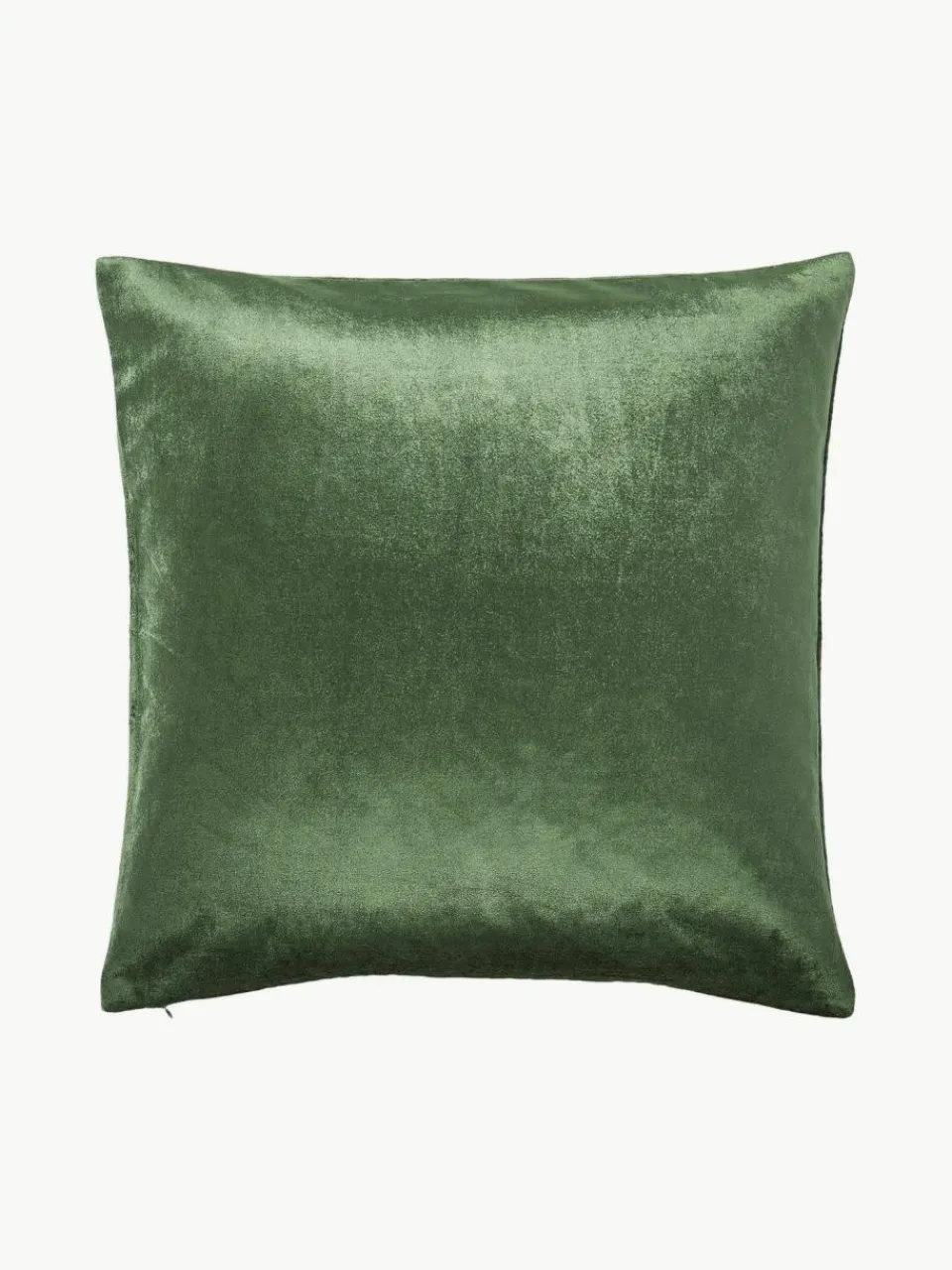 Fluwelen kussenhoes Isadora met kerstboomborduursel^Westwing Collection Clearance