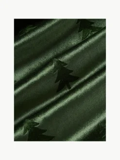 Fluwelen kussenhoes Isadora met kerstboomborduursel^Westwing Collection Clearance