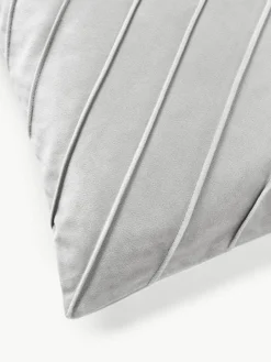 Fluwelen kussenhoes Leyla met structuurpatroon^Westwing Collection Fashion