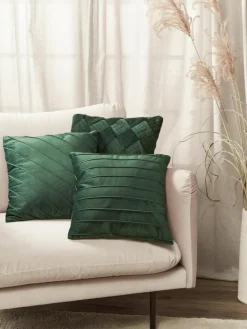Fluwelen kussenhoes Leyla met structuurpatroon^Westwing Collection Outlet