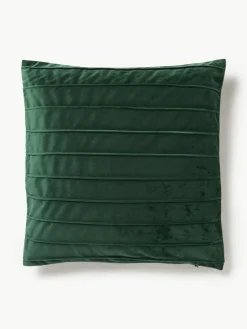 Fluwelen kussenhoes Lola met structuurpatroon^Westwing Collection Best