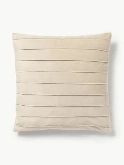 Fluwelen kussenhoes Lola met structuurpatroon^Westwing Collection Outlet