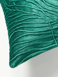 Fluwelen kussenhoes Nisha met structuurpatroon^Westwing Collection Hot