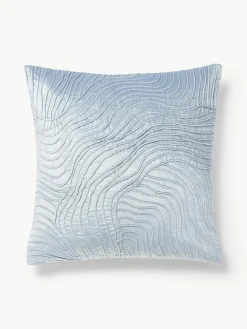 Fluwelen kussenhoes Nisha met structuurpatroon^Westwing Collection New