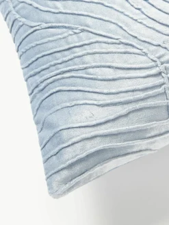 Fluwelen kussenhoes Nisha met structuurpatroon^Westwing Collection New