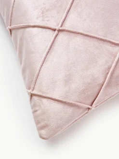 Fluwelen kussenhoes Nobless met verhoogd ruitjesmotief^Magma Fashion