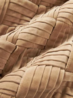 Fluwelen kussenhoes Sina met structuurpatroon^Westwing Collection Sale