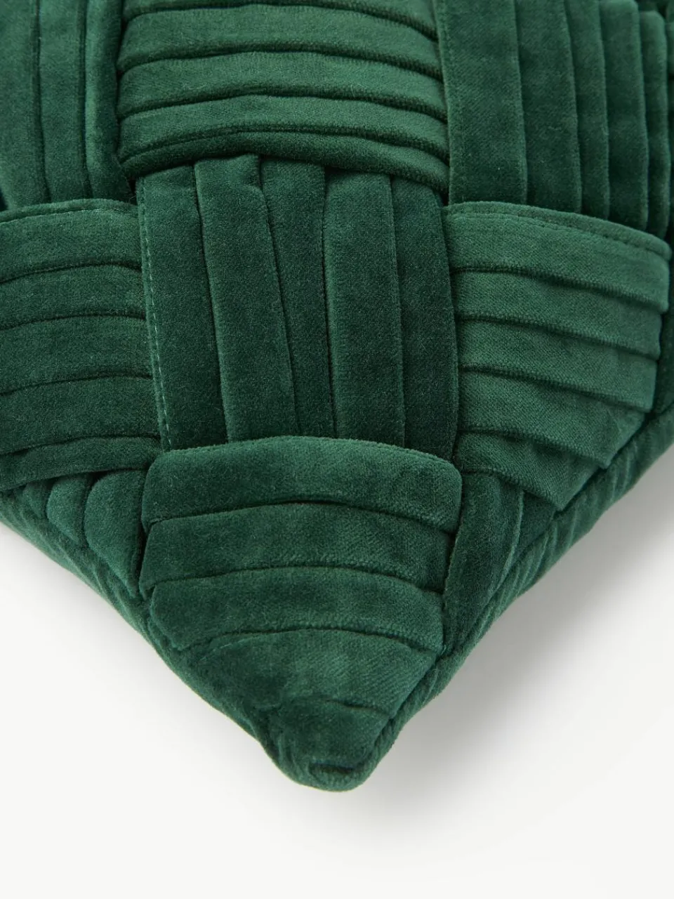 Fluwelen kussenhoes Sina met structuurpatroon^Westwing Collection Discount