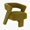 Fluwelen loungefauteuil Jagger^Ellos Home Outlet