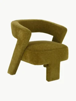 Fluwelen loungefauteuil Jagger^Ellos Home Outlet