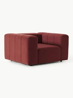 Fluwelen loungefauteuil Lena^Westwing Collection Hot