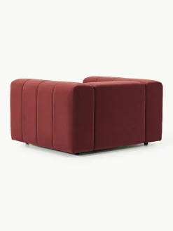 Fluwelen loungefauteuil Lena^Westwing Collection Hot