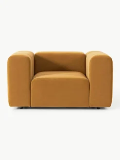 Fluwelen loungefauteuil Lena^Westwing Collection Best
