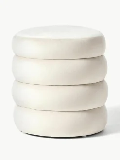 Fluwelen poef Alto^Westwing Collection Discount