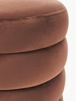 Fluwelen poef Alto^Westwing Collection Outlet