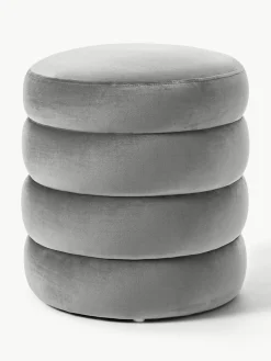 Fluwelen poef Alto^Westwing Collection Outlet