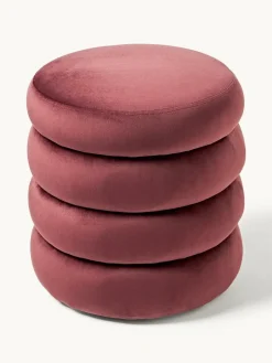 Fluwelen poef Alto met opbergruimte^Westwing Collection Discount