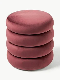 Fluwelen poef Alto met opbergruimte^Westwing Collection Discount