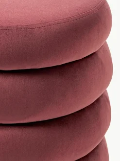 Fluwelen poef Alto met opbergruimte^Westwing Collection Discount