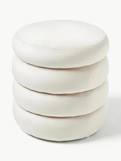 Fluwelen poef Alto met opbergruimte^Westwing Collection Online