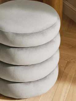 Fluwelen poef Alto met opbergruimte^Westwing Collection Online