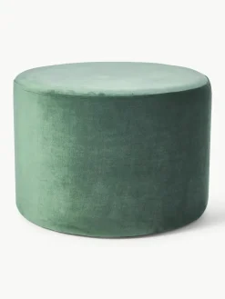 Fluwelen poef Daisy^Westwing Collection Discount