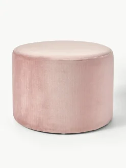 Fluwelen poef Daisy^Westwing Collection Outlet