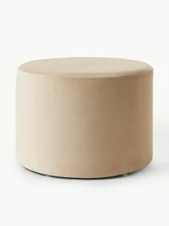Fluwelen poef Daisy^Westwing Collection Clearance
