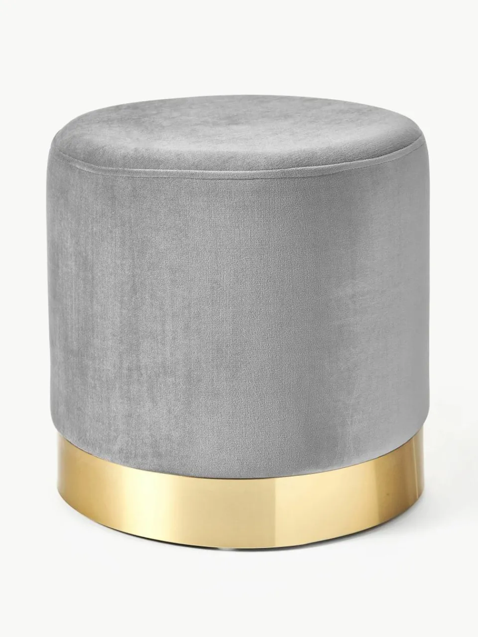 Fluwelen poef Orchid^Westwing Collection Online
