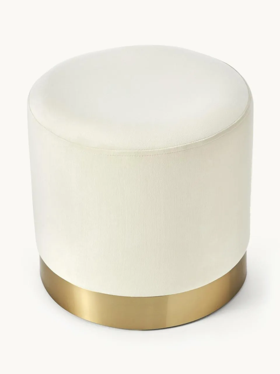Fluwelen poef Orchid^Westwing Collection Online