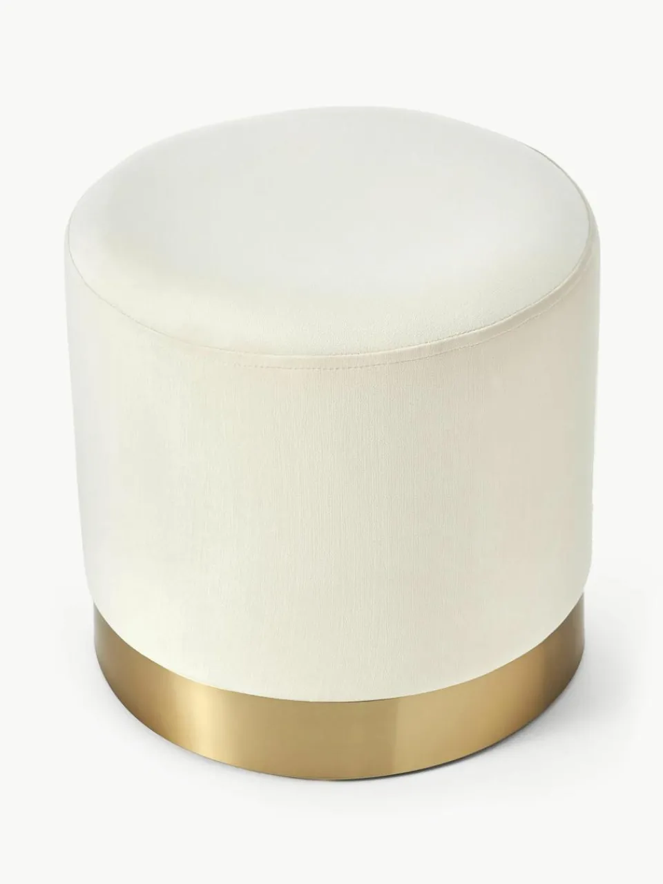 Fluwelen poef Orchid^Westwing Collection Online